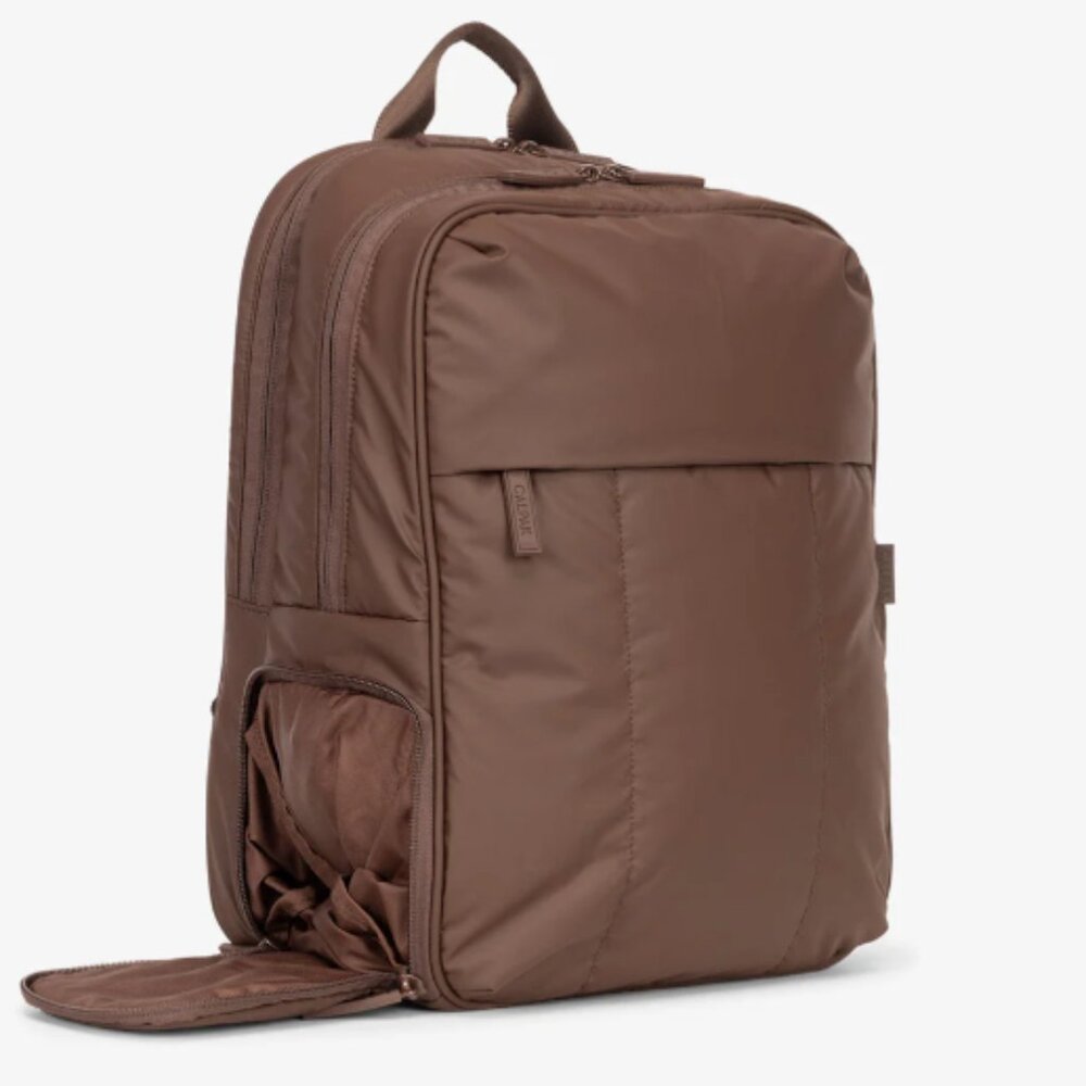 Monochrome Luka 15 inch Laptop Backpack in Walnut by Calpak